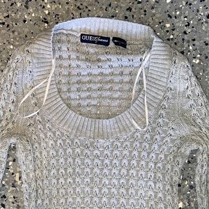 SML Women’s Guess Jeans Grey KNIT Sweater NWOT